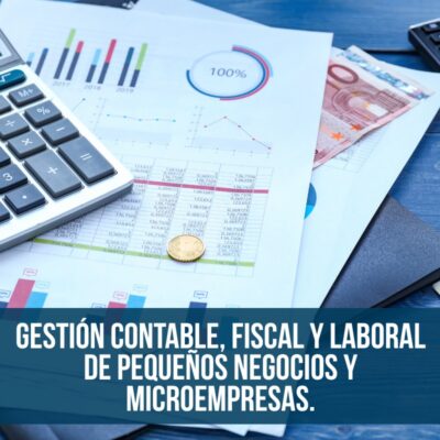 Gestión contable, fiscal y laboral de pequeños negocios o microempresas